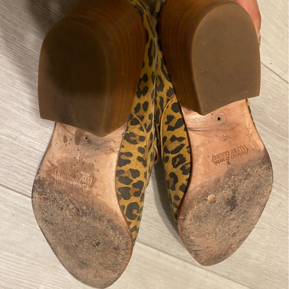 Monica Marquez Animal π Print Ankle Boots Shoes Leather Quality Sz 4 π²π½ 7.5 πΊπΈ - Picture 7 of 8